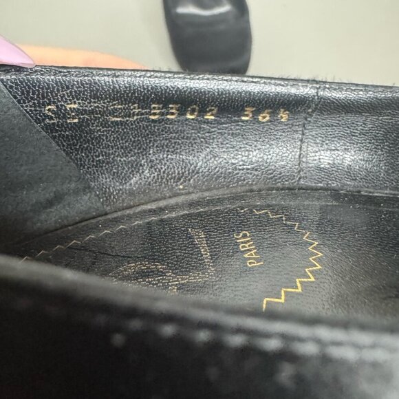 Yves Saint Laurent Tribtoo 80 Pumps – Black Leather – Size 6.5 / EU 36.5 - Picture 11 of 16